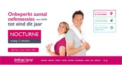 Desktop Screenshot of infraligne.be