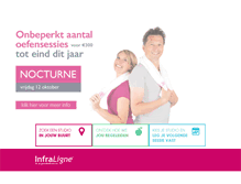 Tablet Screenshot of infraligne.be